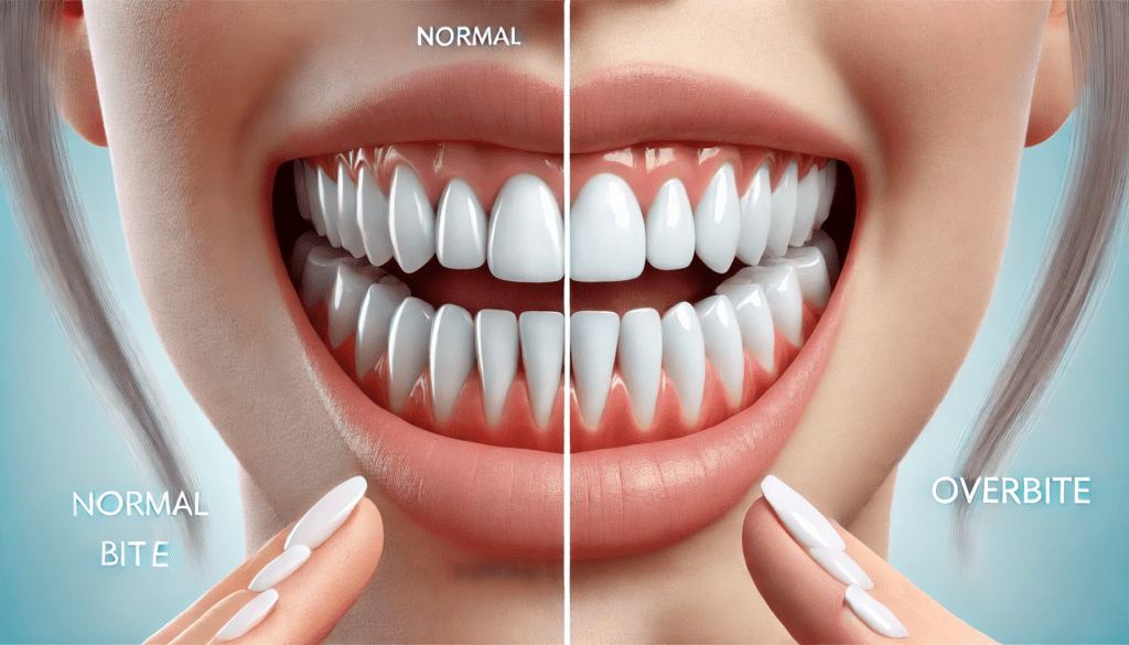 Overbite vs Normal