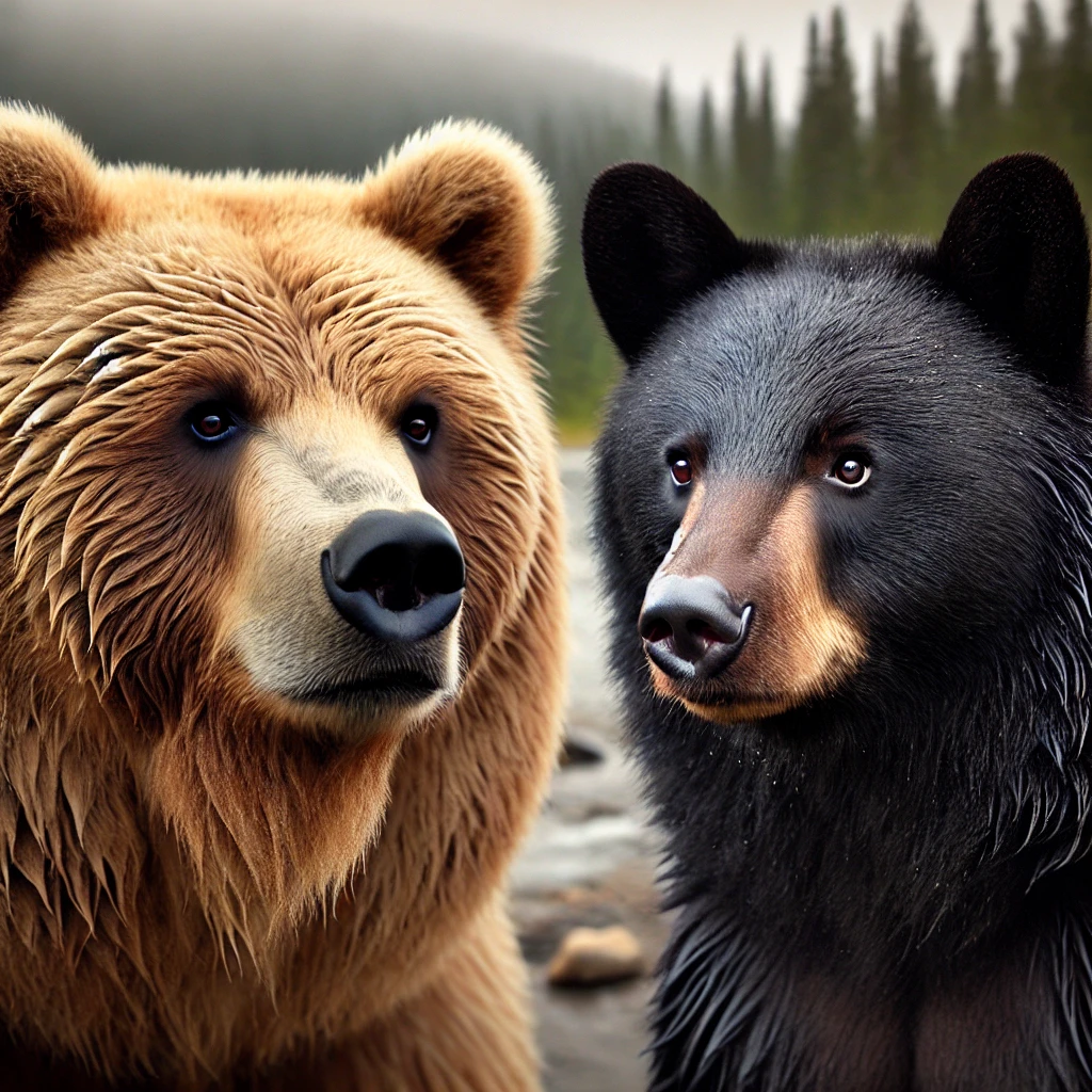 Grizzly Bear vs Black Bear