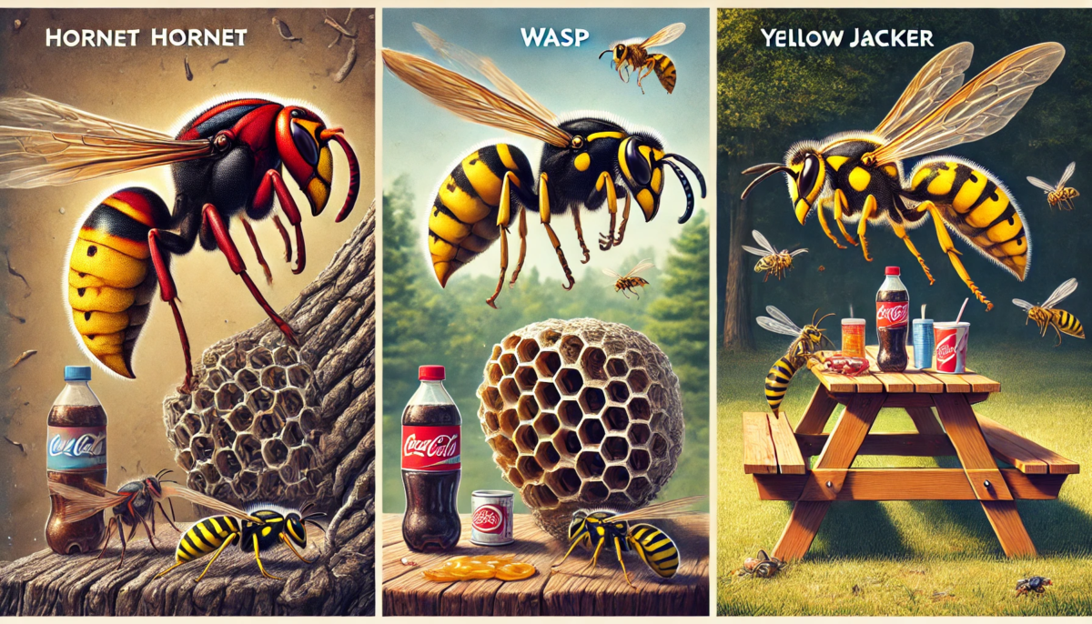 Hornet vs Wasp vs Yellow Jacket