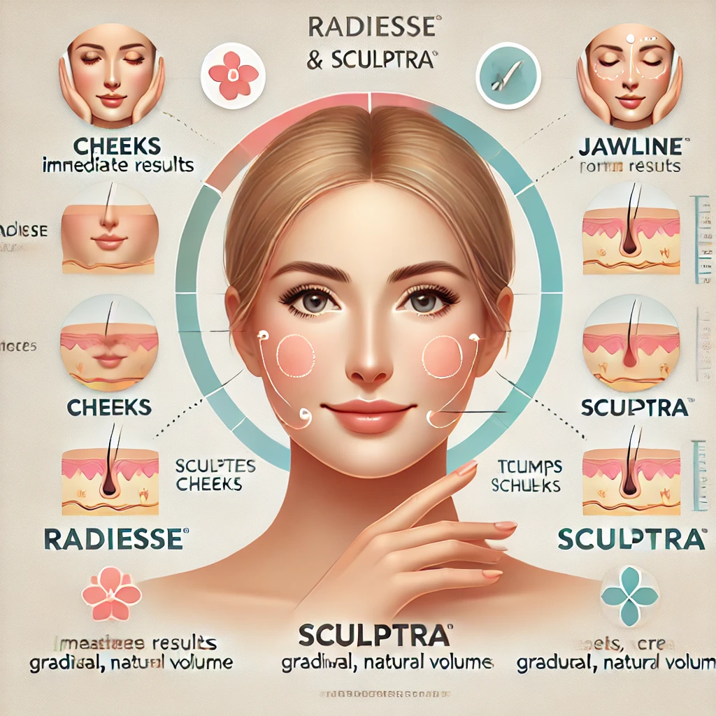 Radiesse vs Sculptra