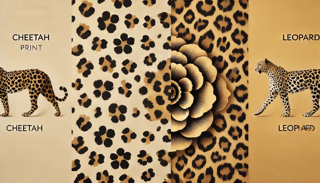 Cheetah vs Leopard Print