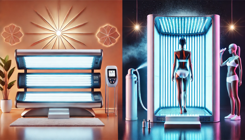 Tanning Bed vs Spray Tan: